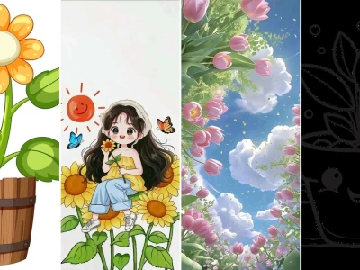 Top 50 mẫu chibi hoa và cây cảnh đơn giản đẹp nhất năm 2026