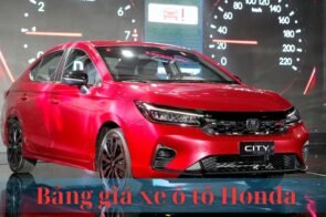 Cập nhật bảng giá xe ô tô Honda mới nhất tháng 6/2024