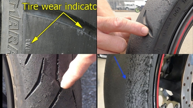 Kiểm tra độ mòn của lốp dựa vào những dấu hiệu sau