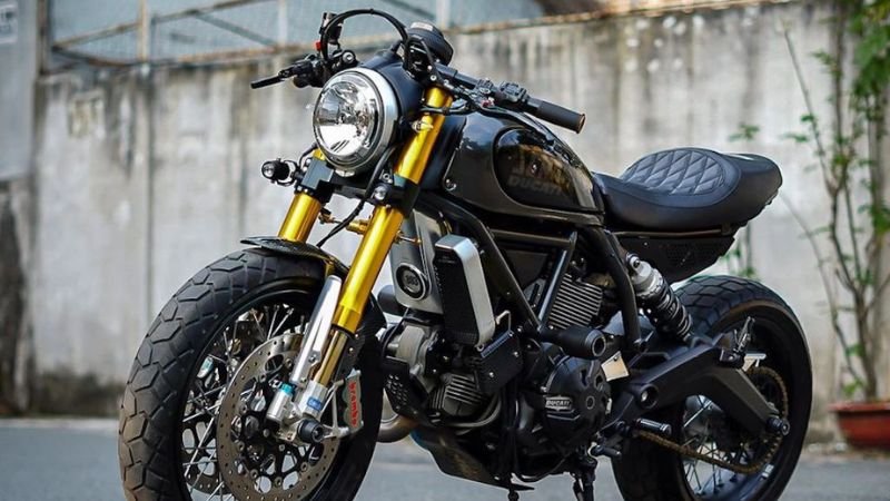 Scrambler Cafe Racer phong cách Retro 15