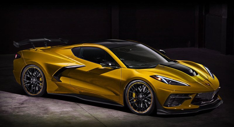 Ảnh Corvette Stingray C8 chất lượng cao 8