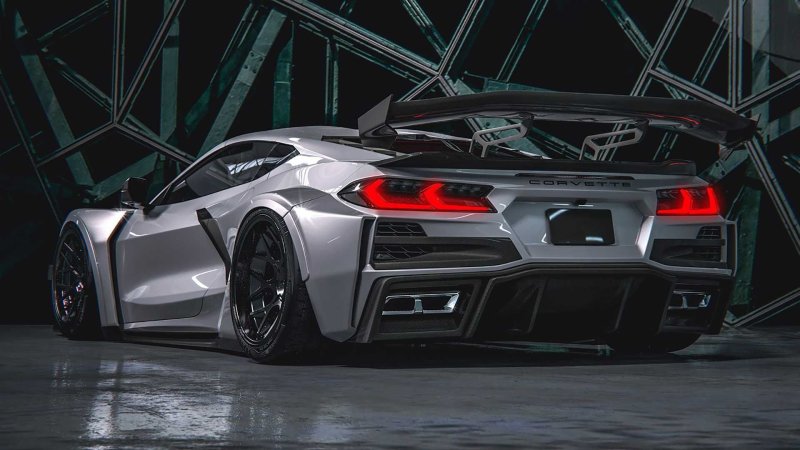 Ảnh Corvette Stingray C8 chất lượng cao 10