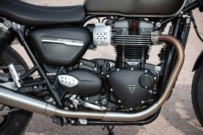 Ảnh Triumph Street Twin với độ phân giải cao 7