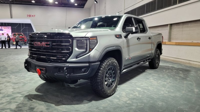 Ảnh xe GMC Sierra AT4 chi tiết từng góc 9