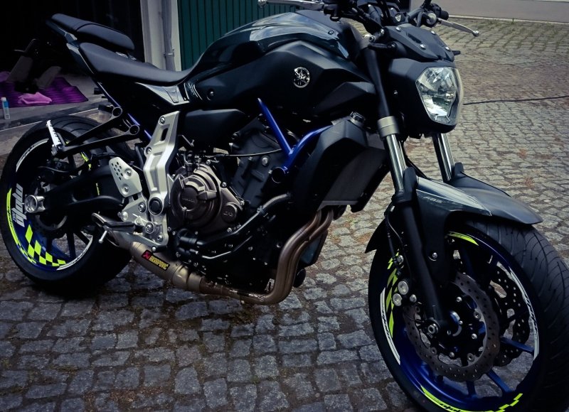 Ảnh Yamaha MT-07 với độ phân giải cao 3