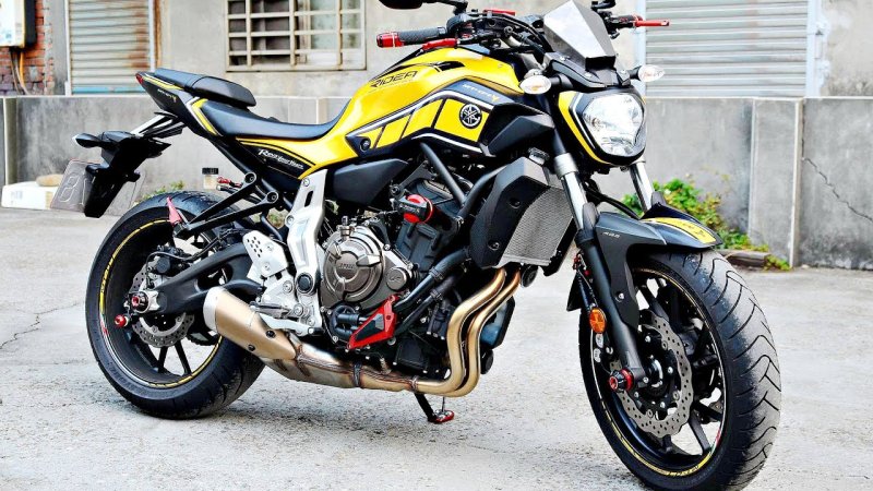 Ảnh Yamaha MT-07 với độ phân giải cao 11