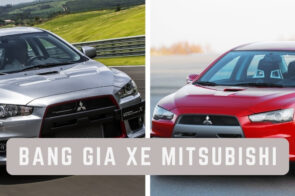Bảng giá xe Mitsubishi đầy đủ các thông tin từ A đến Z