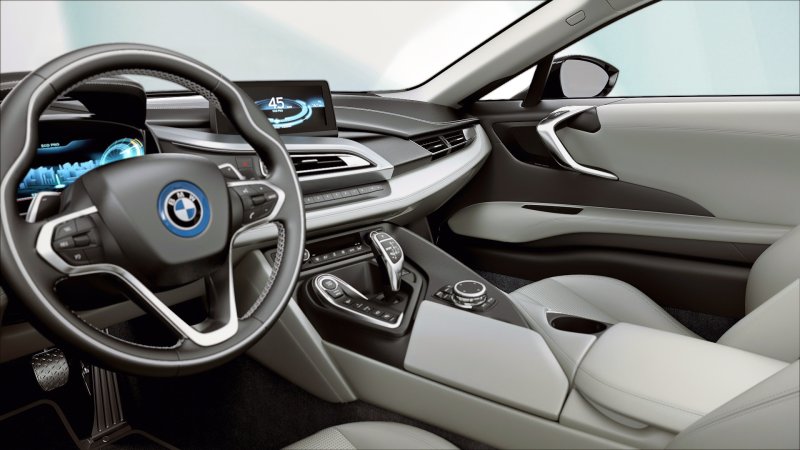 Chi tiết ảnh xe BMW i8 từ trong ra ngoài 11