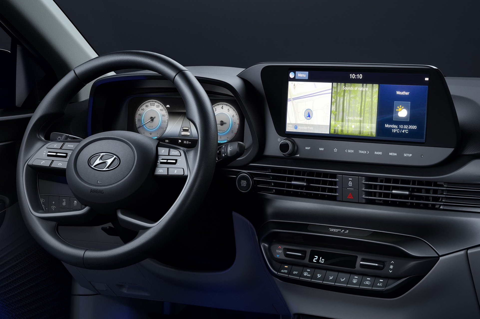 Chi tiết nội thất sang trọng của xe Hyundai i10 4