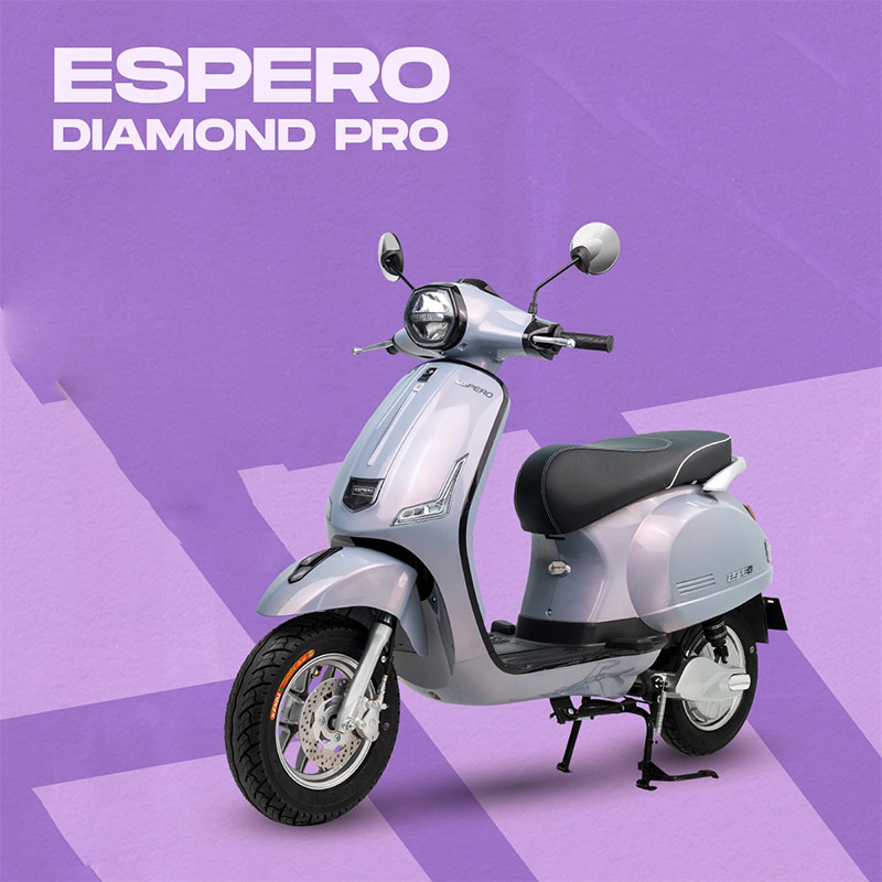 Giới thiệu xe điện Vespa Espero Diamond Pro