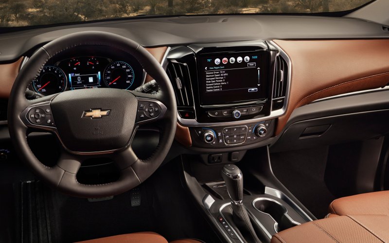 Hình ảnh nội thất Chevrolet Traverse sang trọng 14