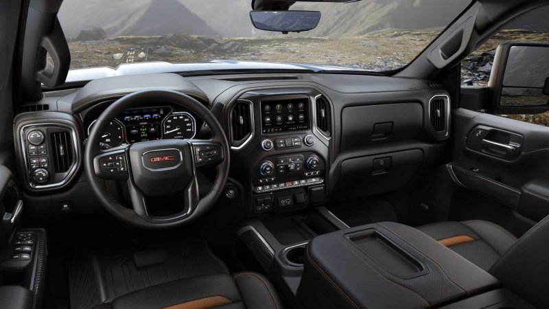 Hình ảnh nội thất của xe GMC Sierra AT4 5