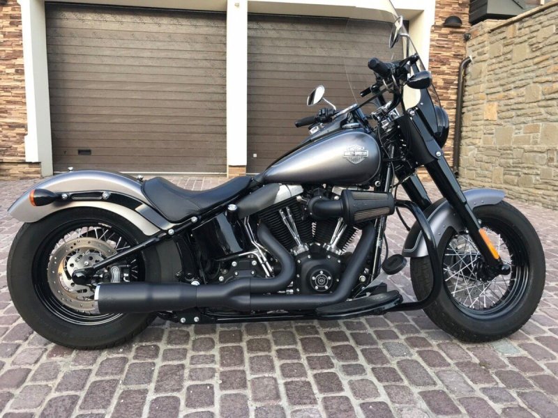 Hình ảnh xe máy Softail Slim độ độc nhất vô nhị 9