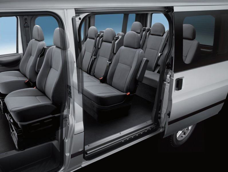 Nội thất của xe Ford Transit 5