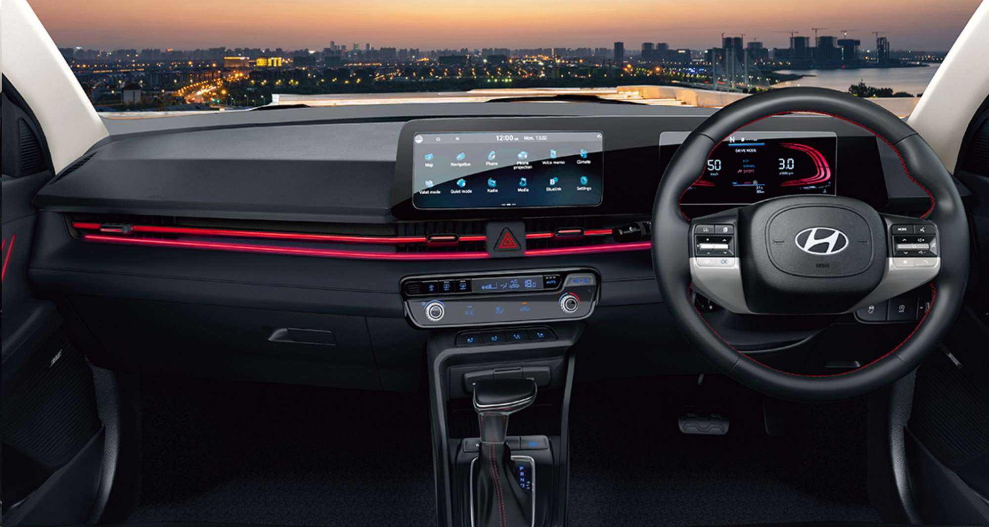 Thiết kế nội thất tinh tế của xe Hyundai Accent 8