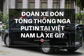 Đoàn xe của tổng thống Nga putin xuất hiện tại Hà Nội