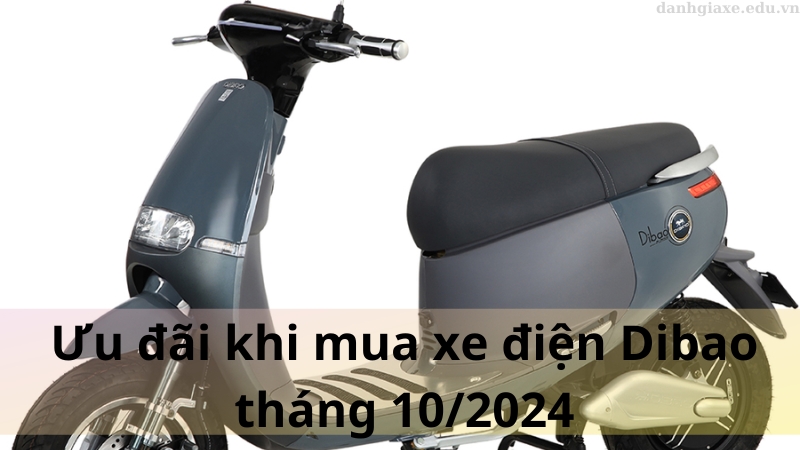 Ưu đãi khi mua xe điện Dibao tháng 10/2024