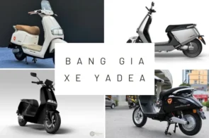 Bảng giá xe máy điện Yadea tháng 10: Cập nhật mới nhất 2024