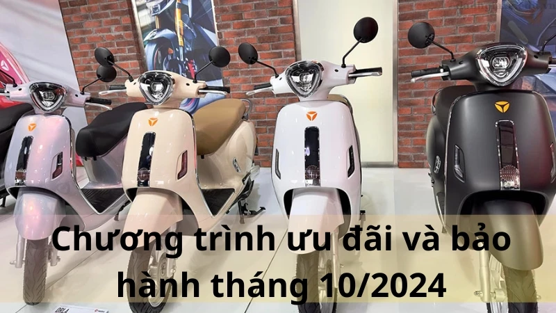 Bảng giá xe máy điện Yadea 2