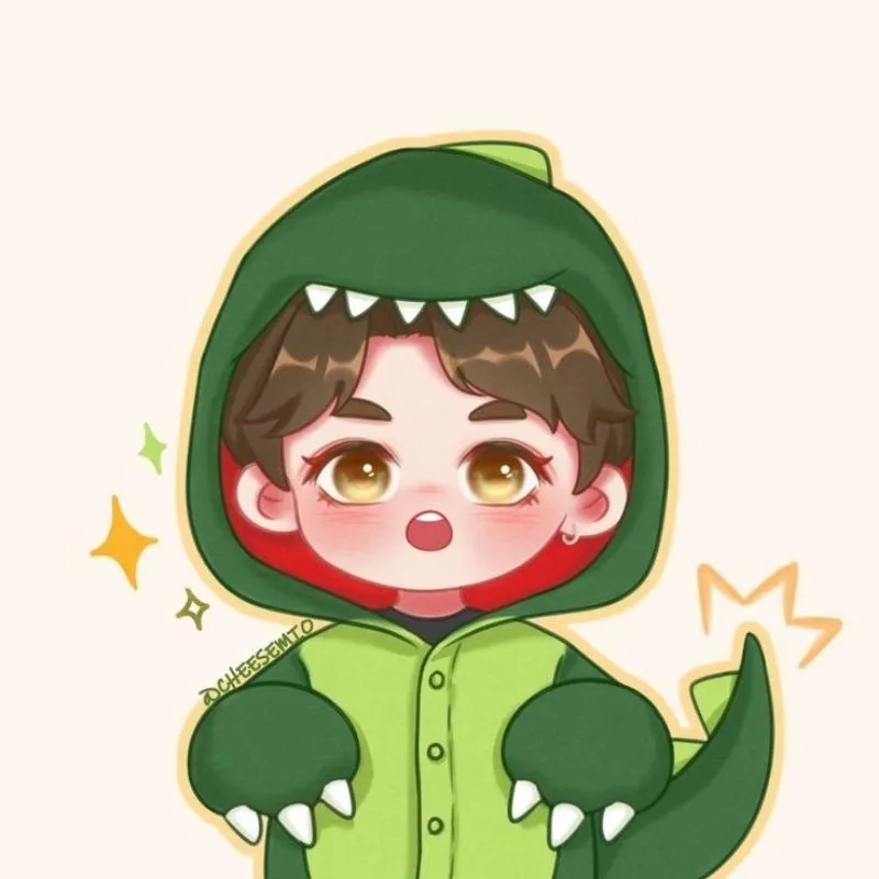 Avatar nữ cute chibi thể hiện sự ngọt ngào