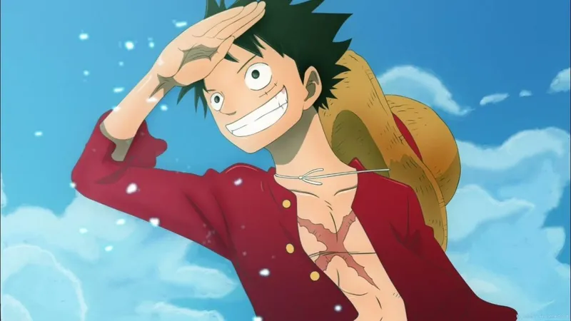 Avatar Luffy cười tươi tràn đầy năng lượng