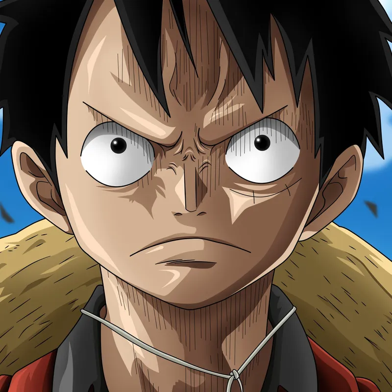 Hình ảnh avatar Luffy buồn lặng lẽ