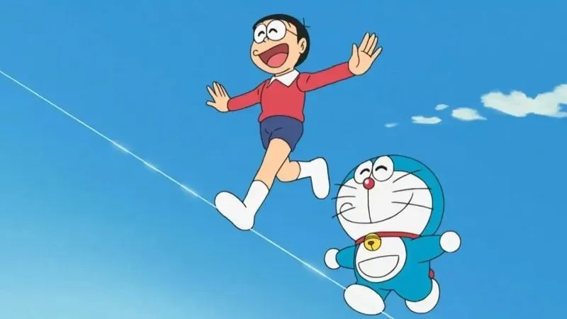 Hình nền Doraemon và Nobita gắn bó thân thiết