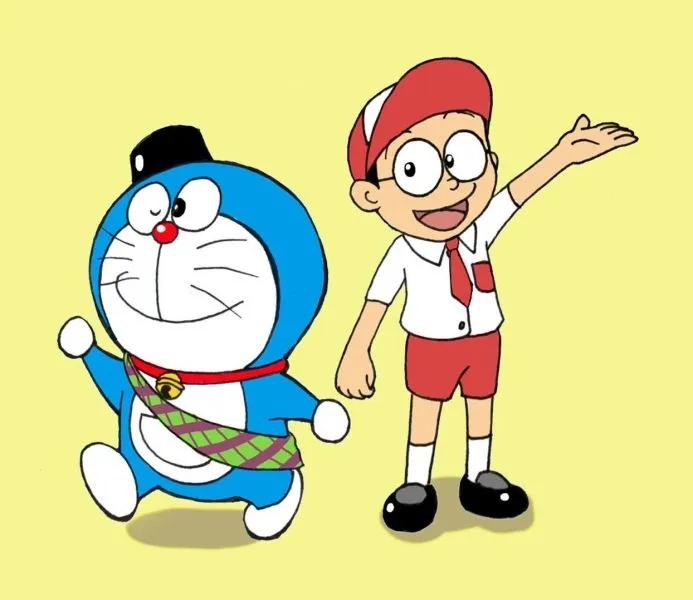 Avatar Doraemon cặp đôi dành cho bạn thân