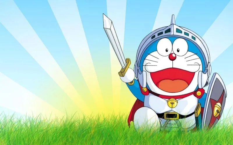 Ảnh nền Doraemon đáng yêu thêm phần sinh động