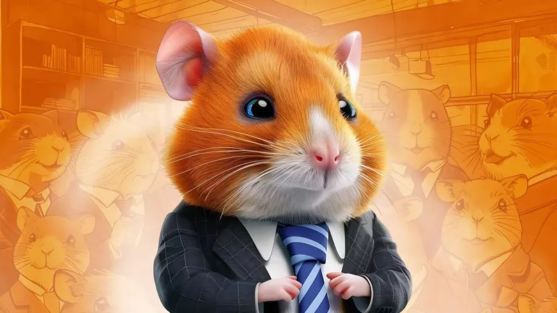 Hamster hi meme chào bạn với sự đáng yêu.