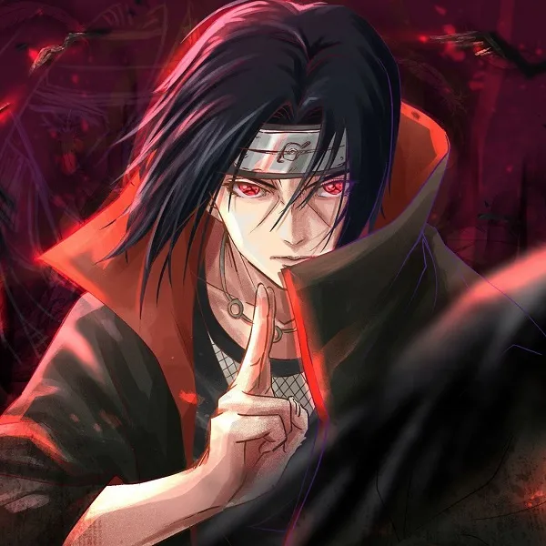 Hình xăm Uchiha Itachi thần thái cực ngầu