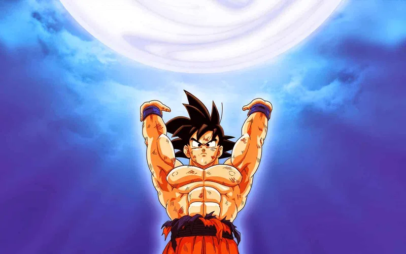 Trưng bày avatar goku với mô hình lớn