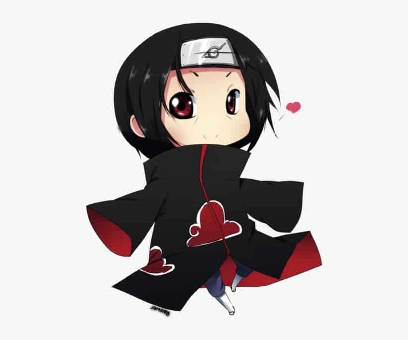 Hình ảnh Itachi Sharingan với ánh mắt bí ẩn