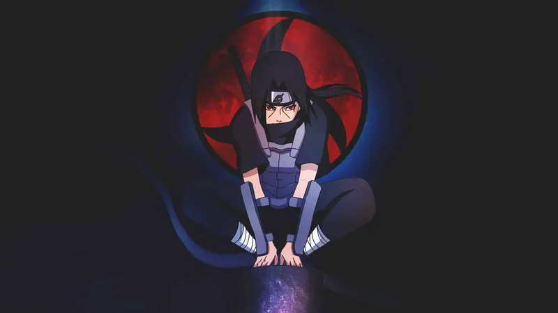 Hinh anh Itachi đậm chất ninja trong Naruto