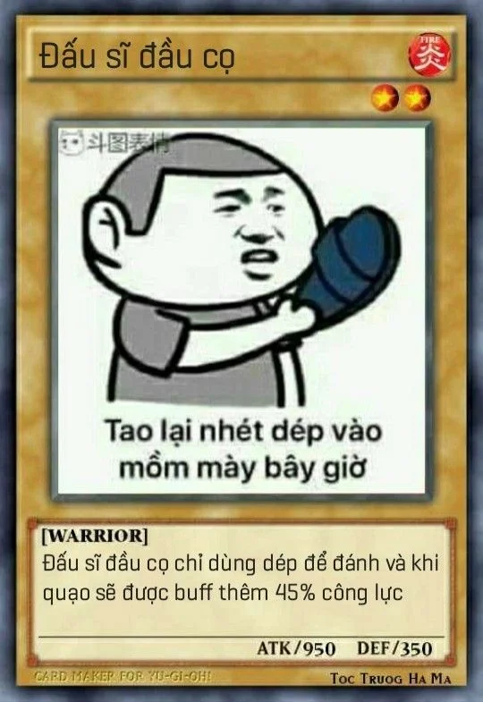 Ảnh chế thẻ bài meme cực độc lạ