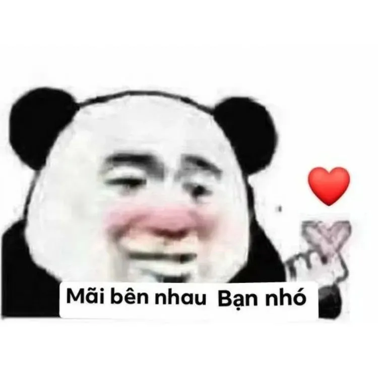 Loopy meme thả tim hài hước, mang lại niềm vui.