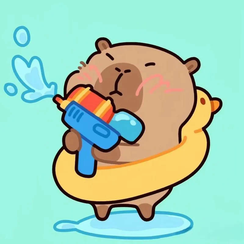 Capybara chuột lang nước meme tạo cảm giác gần gũi và vui nhộn.