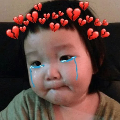 Tải ngay ảnh meme cute em bé dễ thương