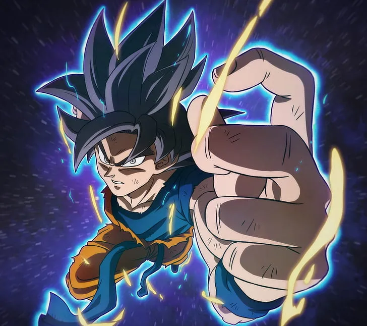 Cá nhân hóa điện thoại với avatar goku nền