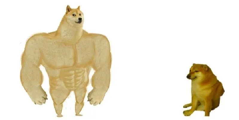 Pha trộn hài hước từ cheems doge meme độc đáo