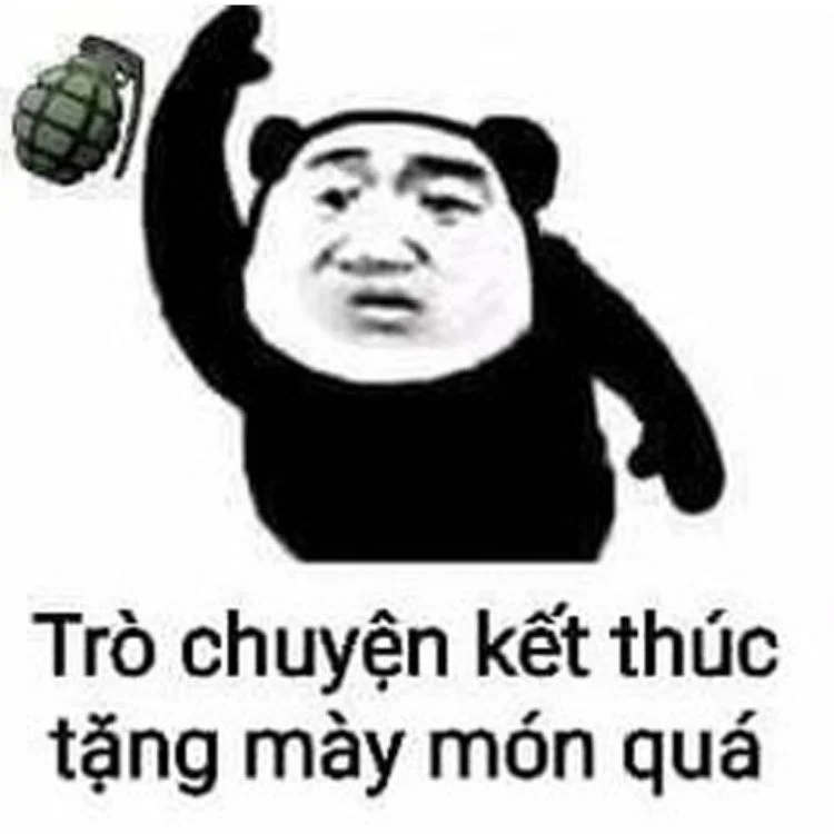 Hình meme cute cắn má siêu đáng yêu